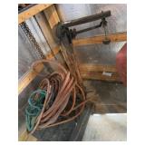 Platform Scale & Garden Hose