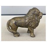 Cast Iron Lion Bank