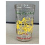 Davy Crockett Drinking Glass