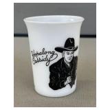 Hop A Long Cassidy Drinking Glass