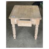 One Drawer Lamp Table