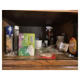 Trash Can & Misc. Cleaning Supplies