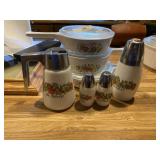 3 Vintage Corning Ware Casseroles