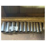 1/2' Craftsman Deep Well Socket Set
