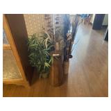 Wood Butter Churn & Misc. Décor