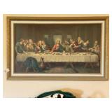 Framed Last Supper Print