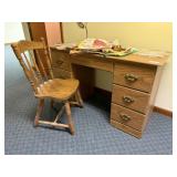 Desk, Chair, Yard Flags & Misc.