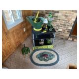 Shelf of John Deere Collectibles & Misc.