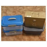 Lot of Storage Containers