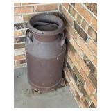 2 Plastic Chairs, Milk Can & Misc.