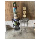 2 Plant Stands & Misc.