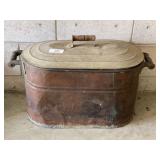 Old Copper Boiler with Lid