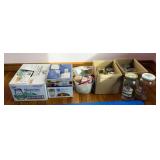 Lot of Canning Jars, Lids & Misc.