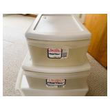 3 Sterilite Storage Boxes