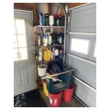 Corner of Garage Misc. Gardening Supplies