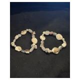2 Matching Beaded Bracelet