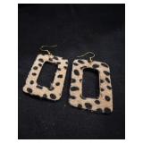 Leopard Furry Style Earrings