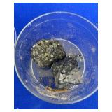 2 Chunks of Iron Pyrite