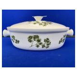 Oval Oven to Table Casserole Dish w/ Lid