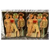 2- Sets Barbie Greeting Cards