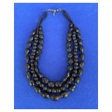 Vintage Lia Sophia Multi Strand Beaded Necklace