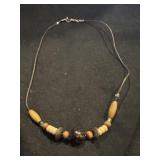 Wood Beaded Necklace