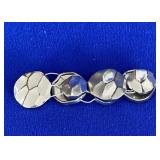 Silver Tone Stretch Bracelet