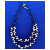 Lia Sophia Pearl Double Strand Necklace