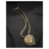 Costume Jewelry Heart Pendant Necklace
