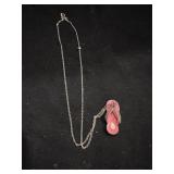 Flip Flop Pendant Necklace