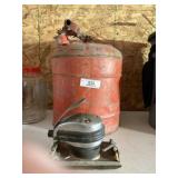 Vintage Steel Gas Can & Air Sander
