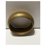 Vintage Hammered Copper Bangle Bracelet