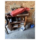 Wood Shelf & Fishing Gear