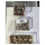 3 Cases of Collectible Minerals & Rocks