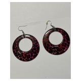 Large Leopard Earrings