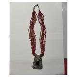 Large Estate Glass Bead Necklace