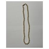 Cream Cultured Pearl Necklace