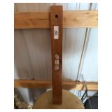 Vintage Dunlap Wood Level