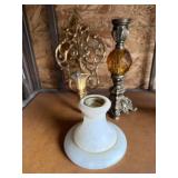 3 Ornate Candleholders