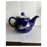 Blue Stoneware Floral