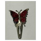 Large Butterfly Enamel Hair Clip