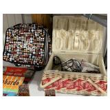 Ornate Sewing Basket & Food Carrier