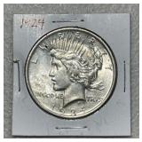 1924 Silver Dollar
