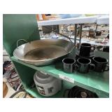 Children's Tea Set & Metal Pan