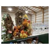 Large Wood Bird Houses & Bar Glasses