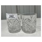 2 Waterford Crystal Tumblers
