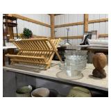 Wood Music Rack & Misc.