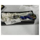 Ornated Art Glass Bottle Stopper