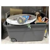 Tote with Household Items