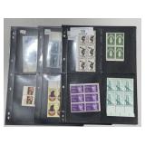 3 Pages of 1960's Commemorative Stamps